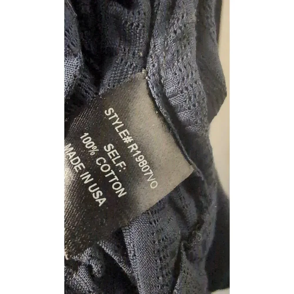 Adam Lippes Navy Double Zip Utility Jacket Quiet Luxury L